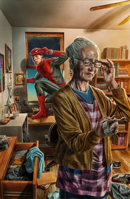 The Amazing Spider-Man, Vol. 7 #35G – Lee Bermejo Incentive Amazing Visions Virgin Variant (1:100)