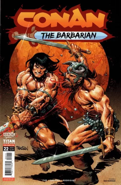 Conan the Barbarian (Titan Comics) A Nest Of Serpents 22A Dan Panosian Regular