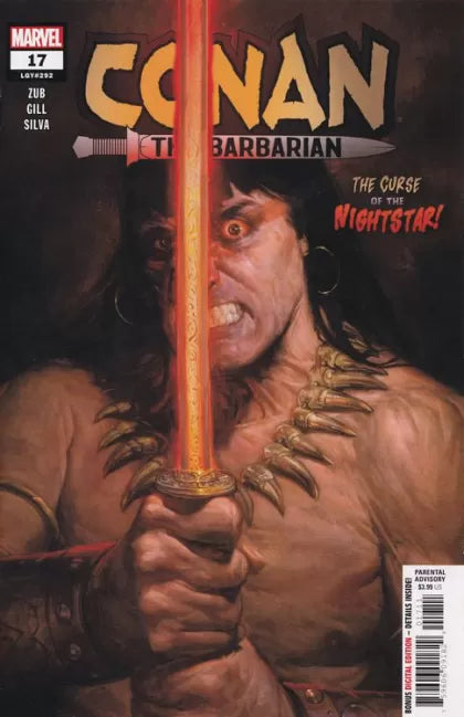 Conan the Barbarian, Vol. 3 Curse of the Nightstar, Curse Of The Nightstar 17A E. M. Gist Cover