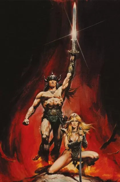 Conan the Barbarian (Titan Comics) Bound in Black Stone, Part I: Scourge of the Dead 1I Movie Foil Variant