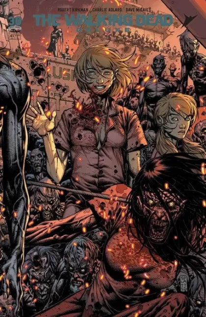 The Walking Dead Deluxe #41C – Stephen Platt & Dave McCaig Cover