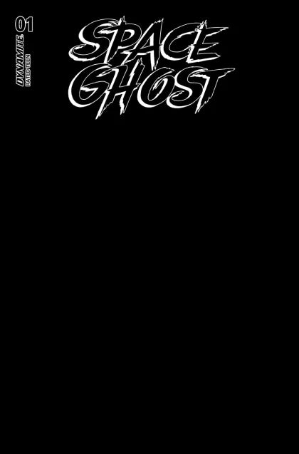 Space Ghost (Dynamite), Vol. 1 #1E – Black Blank Variant