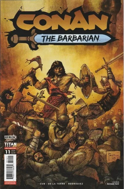 Conan the Barbarian (Titan Comics) The Age Unconquered, Part III: Call From The Depths 11B Richard Pace Variant