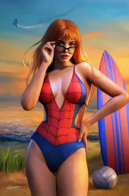 Marvel Swimsuit Special: Friends, Foes & Rivals #1K – Shannon Maer Exclusive Virgin Variant (Ltd. 1000)