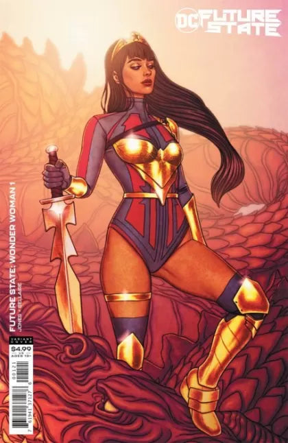 Hell To Pay, Future State: Wonder Woman, Hell To Pay, Part 1, 1B, Variant Jenny Frison Card Stock Cover 1B Variant Jenny Frison Card Stock Cover