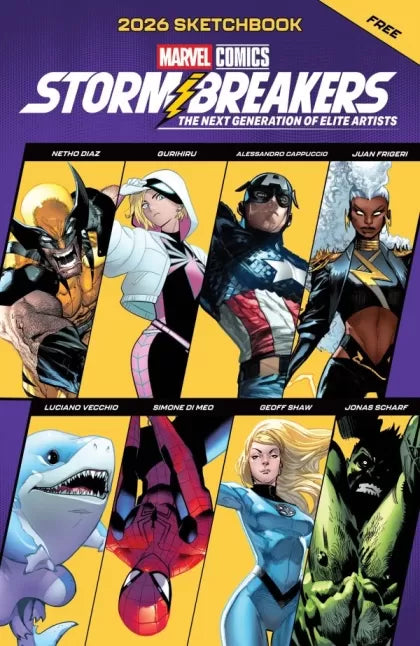 Stormbreakers Sketchbook #1 – 2026 Sketchbook