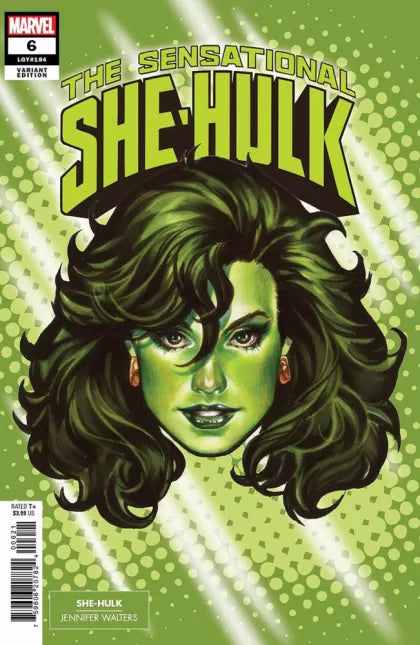 The Sensational She-Hulk, Vol. 2 #6B – Mark Brooks Headshot Variant