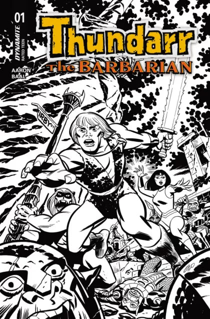 Thundarr the Barbarian #1N – Michael Cho Incentive B&W Variant (1:20)