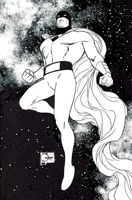 Space Ghost (Dynamite), Vol. 1 #2X – Joe Quesada Incentive B&W Virgin Variant