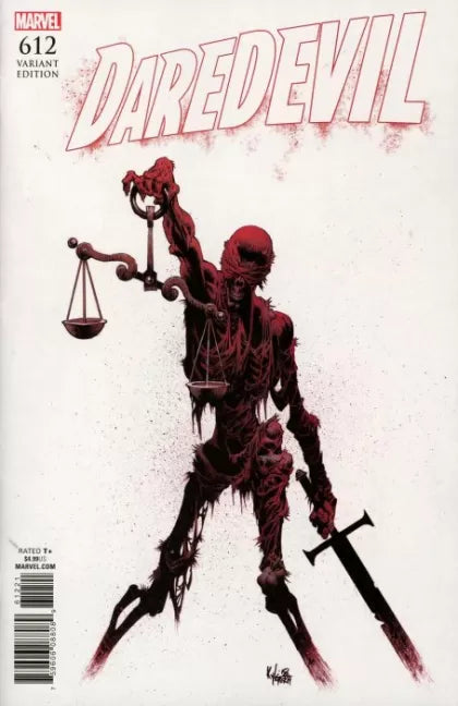 Daredevil, Vol. 5 The Death of Daredevil 612B Kyle Hotz Variant