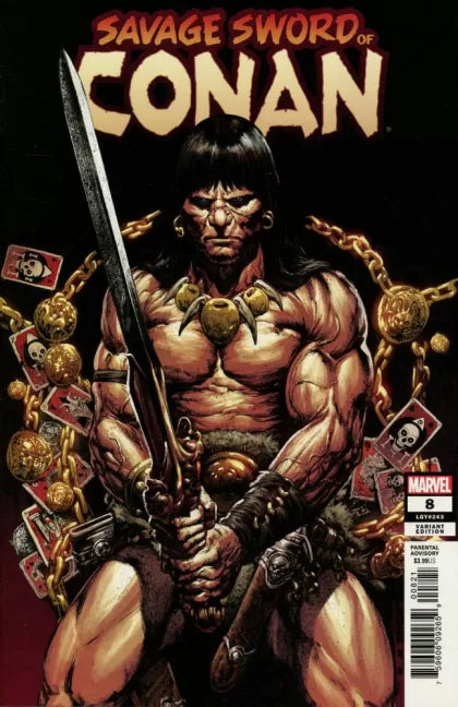 The Savage Sword of Conan, Vol. 2 #8B – Incentive Leonardo Manco Variant Cover