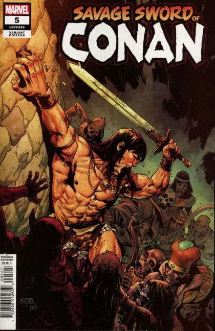 The Savage Sword of Conan, Vol. 2 #5B – Incentive Mahmud Asrar Variant Cover