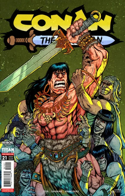 Conan the Barbarian (Titan Comics) A Nest Of Serpents, Part I: Slaves Of The Magi 21B Maria Wolf Variant