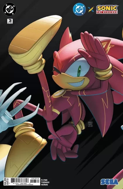 DC X Sonic The Hedgehog Chaos Crisis 3C 2nd Printing Min Ho Kim