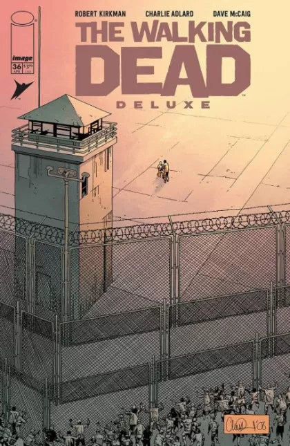 The Walking Dead Deluxe #36B – Charlie Adlard & Dave McCaig Cover