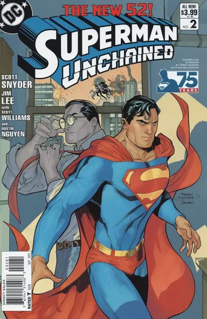 Superman Unchained #2H – Modern Age Superman Cover