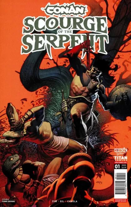 Conan The Barbarian: Scourge Of The Serpent Part I: Stealing Faces & Finery 1E Chris Stevens Variant