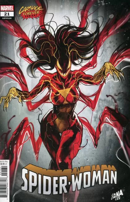 Spider-Woman, Vol. 7 #21C – David Nakayama Carnage Forever Cover