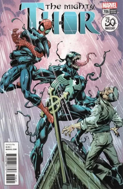 The Mighty Thor, Vol. 2 #706D – Mark Bagley Venom 30th Anniversary Variant Cover