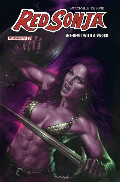 Red Sonja: She-Devil with a Sword #5K – Lucio Parrillo Ultraviolet Variant