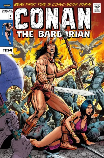 Conan the Barbarian (Titan Comics) Bound in Black Stone, Part I: Scourge of the Dead 1C Artgerm Variant