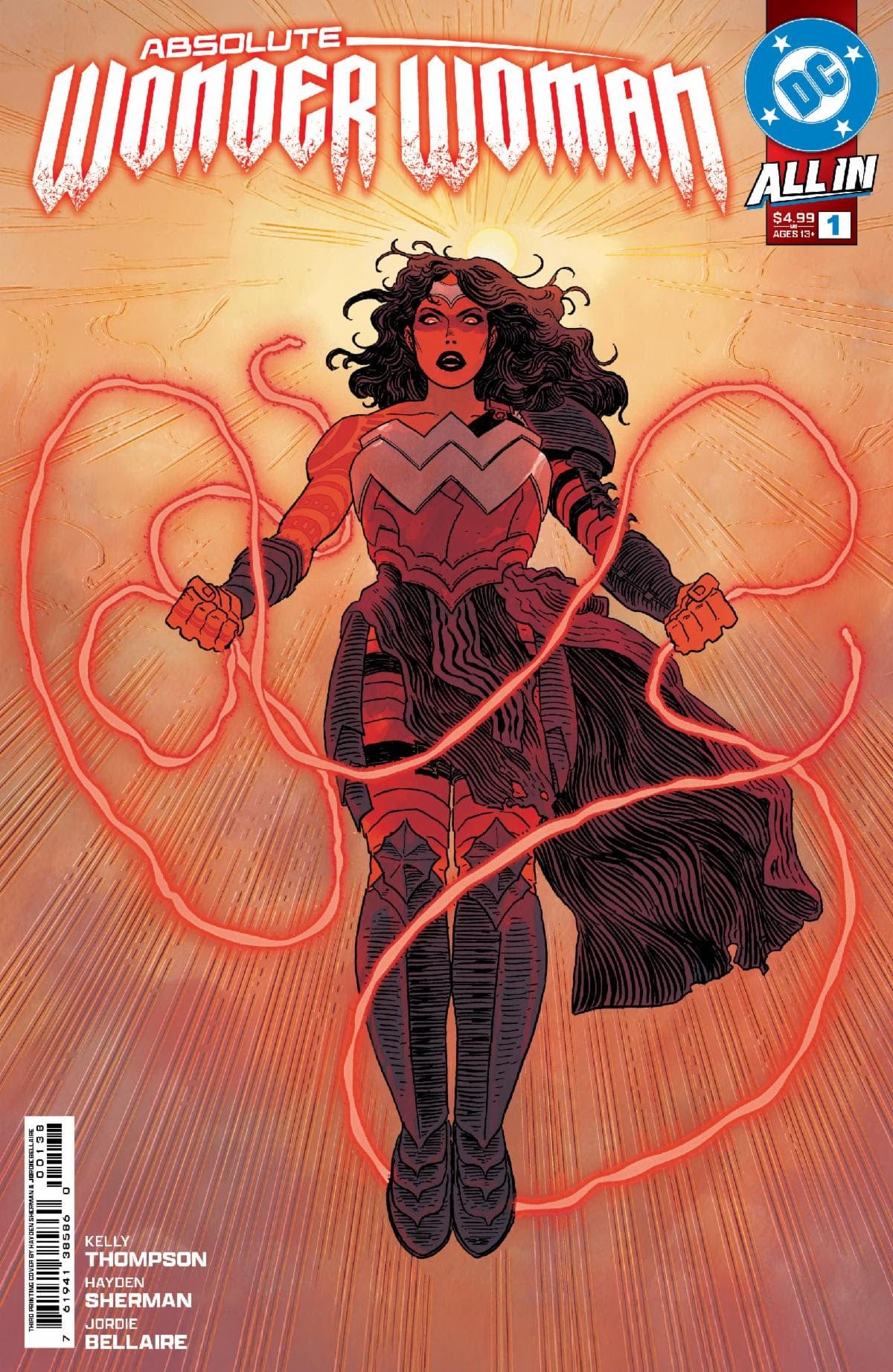 Absolute Wonder Woman The Last Amazon 1AE 3rd Printing Hayden Sherman