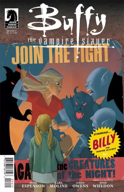 Buffy the Vampire Slayer: Season Nine Billy the Vampire Slayer, Part One 14A Regular Cover
