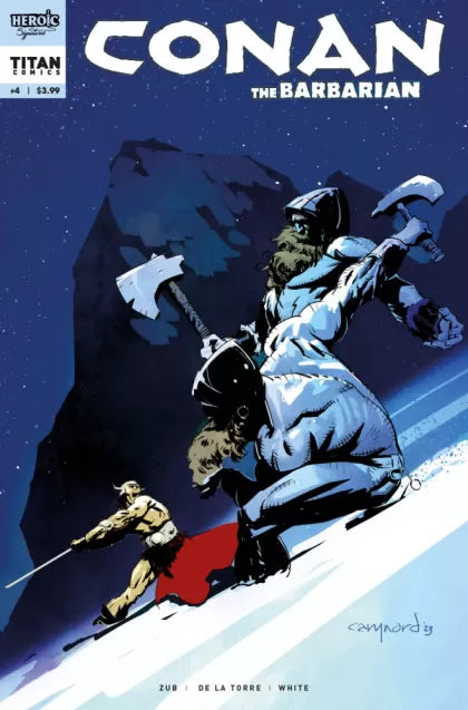 Conan the Barbarian (Titan Comics) Bound in Black Stone, Part IV: Vengeance of the Lost 4D Cary Nord Variant