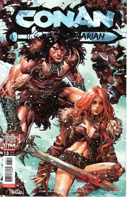 Conan the Barbarian (Titan Comics) Frozen Faith, Part I: Cold Comfort 13A Dan Panosian Regular