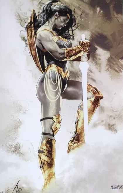 Female Force: Gal Gadot 1L Rudy Ao C2E2 Exclusive Gold Virgin Variant (Ltd. 150)