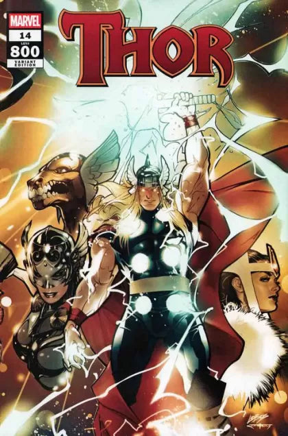 The Mortal Thor #800F – Pablo 'Lobos' Villalobos 800 Celebration Wraparound Variant