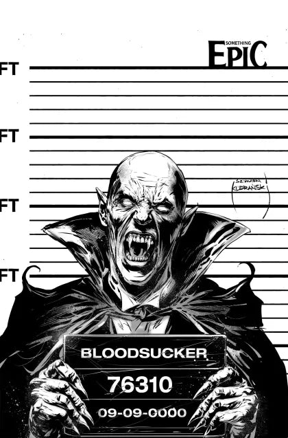 Something Epic #14C – Szymon Kudranski B&W Variant