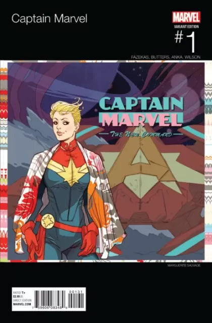 Captain Marvel, Vol. 10 Rise of the Alpha Flight, Part One 1C Marguerite Sauvage Marvel Hip-Hop Variant Cover