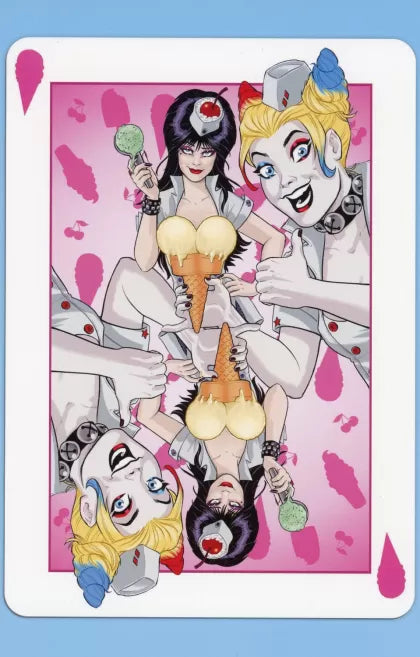 Harley Quinn X Elvira "Anything But Fun" 2W Amanda Conner Blind Bag Variant