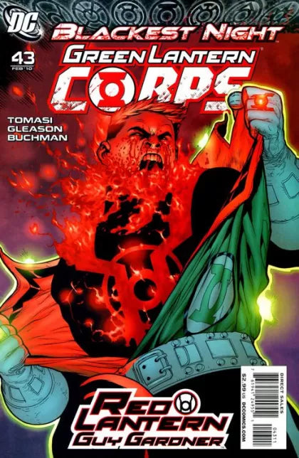 Green Lantern Corps, Vol. 1 Blackest Night - Red Badge of Rage, Part 1 43A Pat Gleason Regular