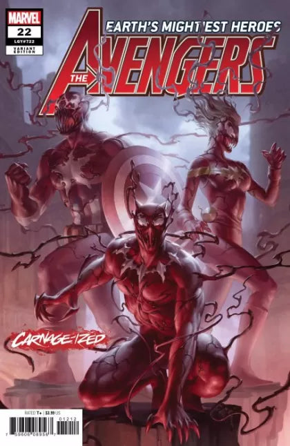 The Avengers, Vol. 8 #22C – Junggeun Yoon Carnage-Ized Variant