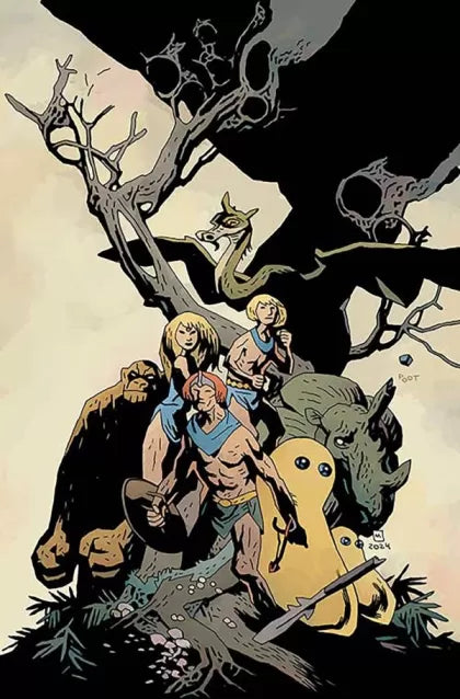 The Herculoids #1ZG – Mike Mignola Incentive Foil Virgin Variant (1:15)