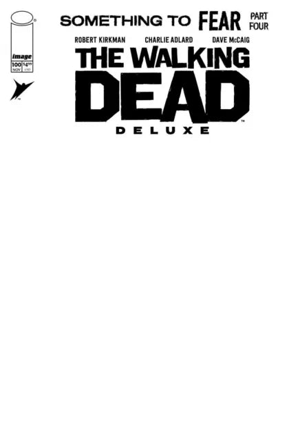 The Walking Dead Deluxe #100J – Blank Variant