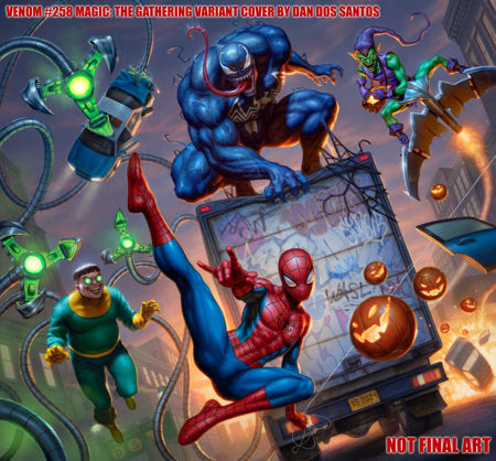 VENOM #258 DAN DOS SANTOS MAGIC: THE GATHERING VARIANT